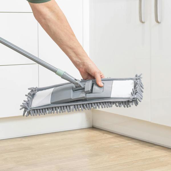 JVL Chenille Mop Replacement Cleaning Pad - Grey x 2