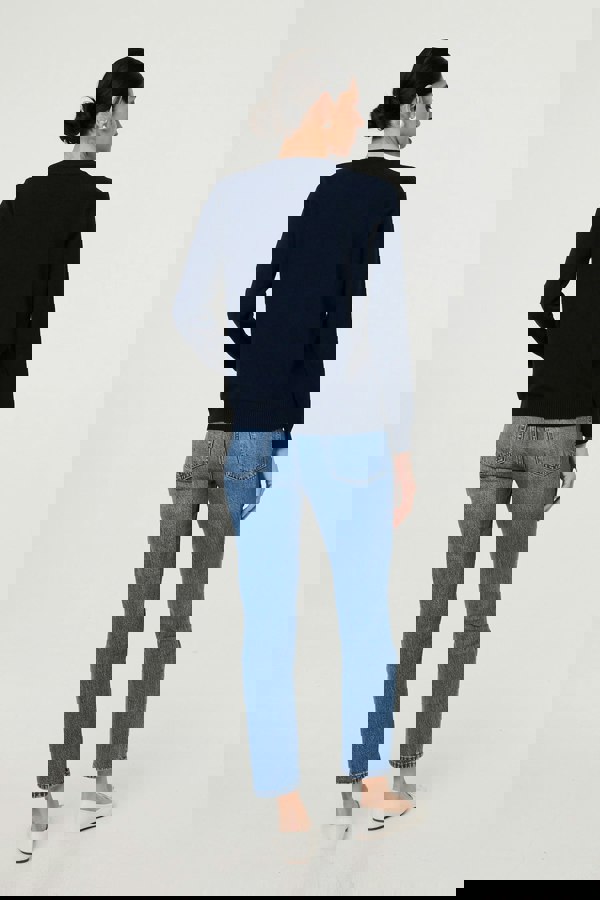 Izabel London Slim Fit Textured Knit Jumper