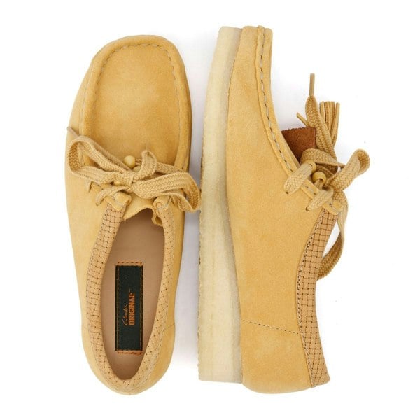 Clarks Originals 26180169 Women's Wallabee Golden - Tan Suede