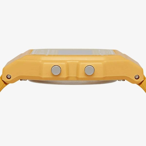 Casio Mustard Yellow Rubber Digital Watch F-91WC-9AEF