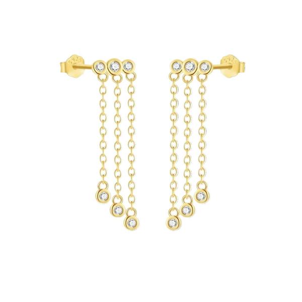 Gold Trip Rainfall Earrings