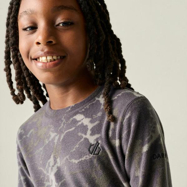 Dare 2B Childrens/Kids Cracked Thermal Base Layer Set - Dark - 