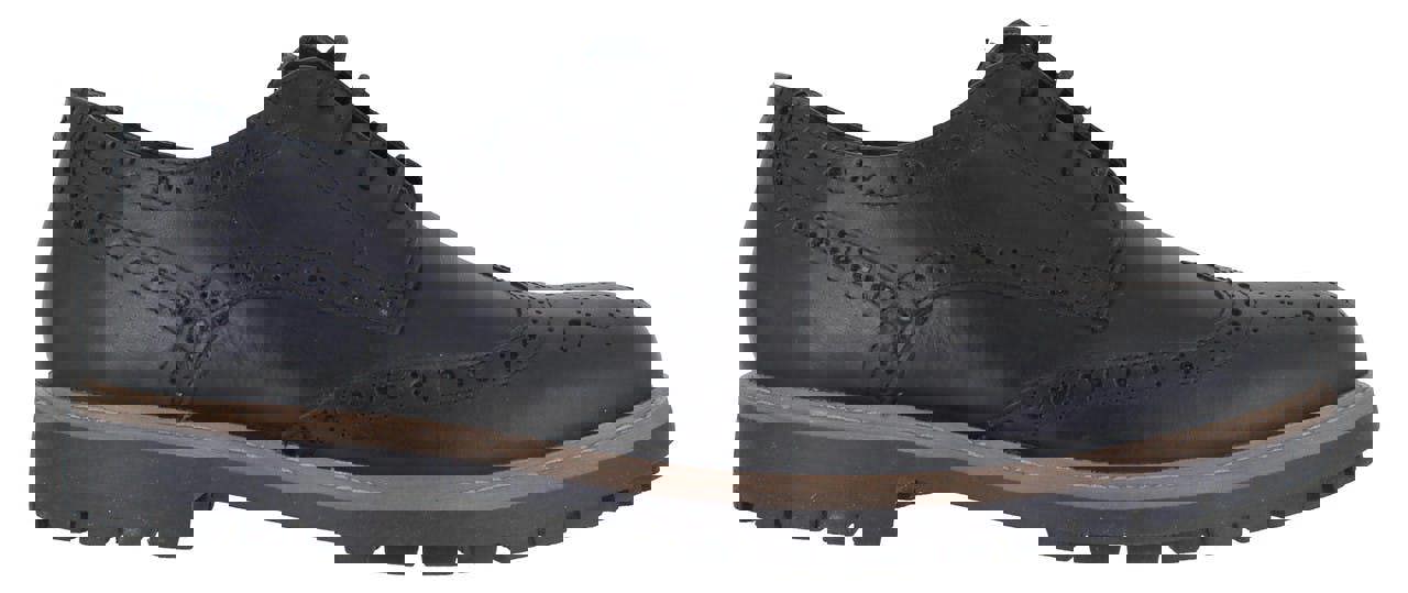 Thomas Crick Rydal Mens Casual Smart Brogue Leather Lace Up Shoes