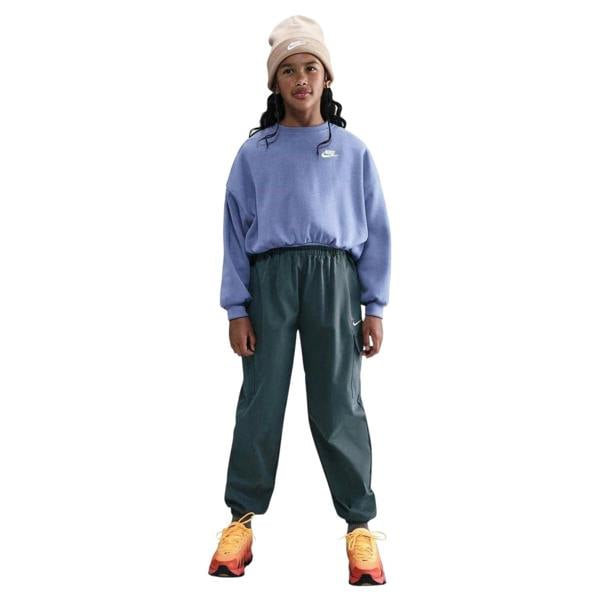 Nike Childrens/Kids Boxy Long-Sleeved Sweatshirt - Indigo - 