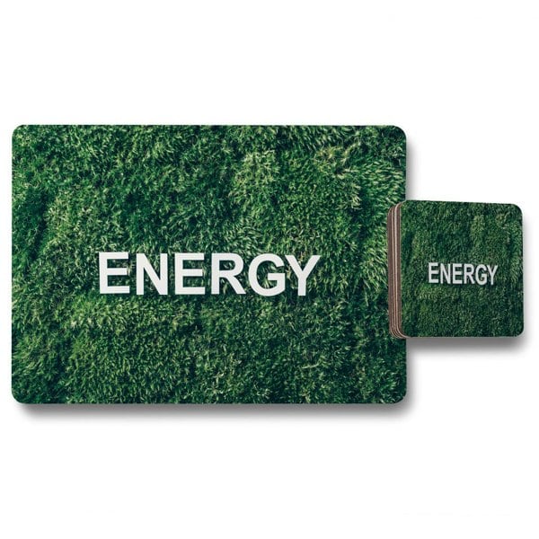 Benjamin Tate Design Wellness Energy (Placemat & Coaster Set)