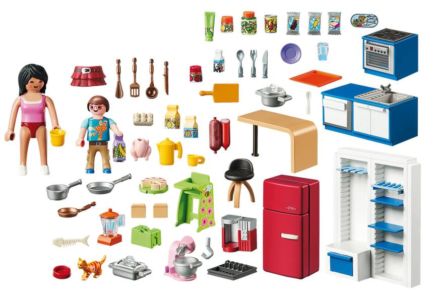 Playmobil Family Kitchen - 70206 Playset