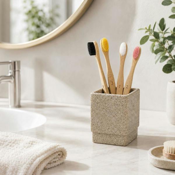 Top 3 Bamboo Toothbrush Pack of 4