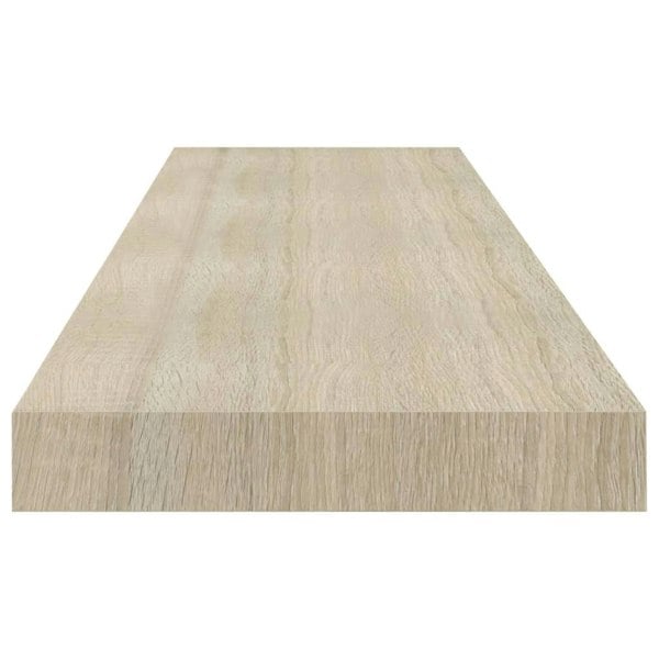 Berkfield Floating Wall Shelves 2 pcs Oak 90x23.5x3.8 cm MDF