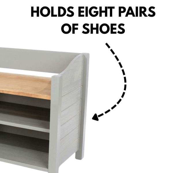 Core Products Corona Grey Large Storage Bench