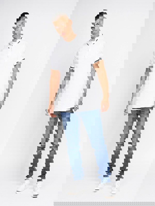Crosshatch Padro Polo White