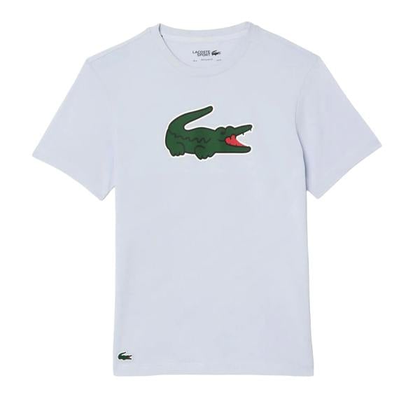 Lacoste Mens Logo Ultra Dry Sport T-Shirt - White