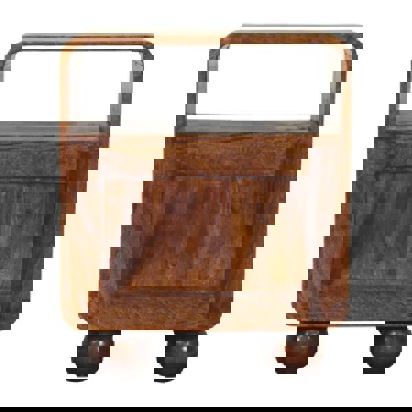 Artisan Furniture Solid Wood Larissa 2 Drawer Chestnut Nightstand