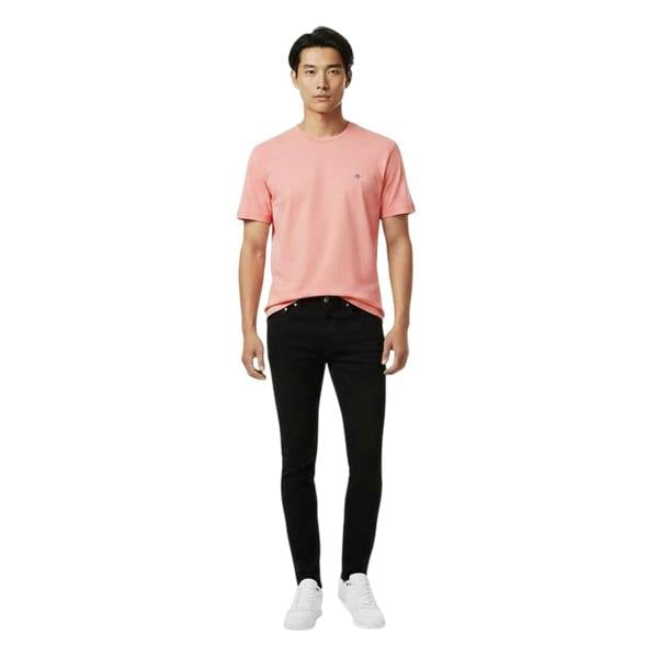 Gant Mens Fit Shield T-Shirt - Bubblegum Pink - 