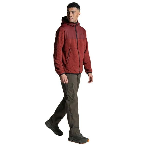 Craghoppers Mens Telesto Hooded Jacket - Burnt Maroon - 