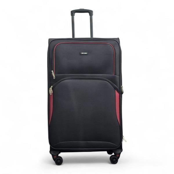 Infinity Luggage Expandable Soft 8 Wheel Lightweight Suitcase Luggage Travel Bags Set