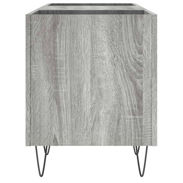 Berkfield Record Cabinet Grey Sonoma 121x38x48 cm Engineered Wood