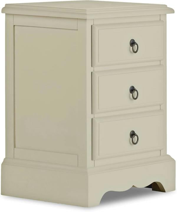 Statement Furniture Romance 3 Drawer Bedside Table. French Style Nightstand