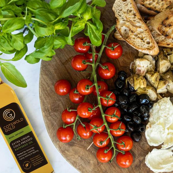 Cotswold Gold Rapeseed Oil Infusions - Basil