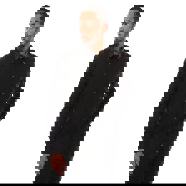 Diesel Mens S-Holls Regular Shirt - Black - 