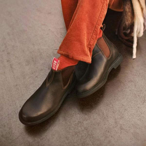 Rossi Boots Rossi 607 Booma Brown Leather Chelsea Boots