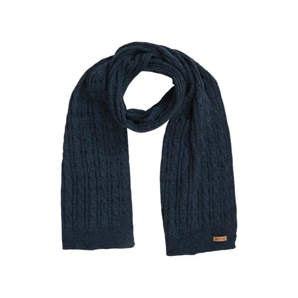 Animal Drew Knitted Scarf - Navy - 