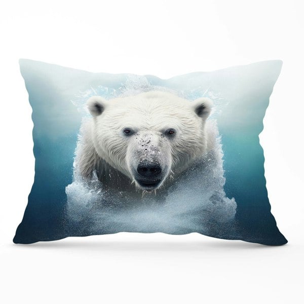 Warren Reed Polar Bear Splashart Cushions