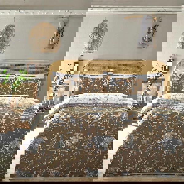 Furn Buckthorn Woodland Duvet Cover Set - Amber