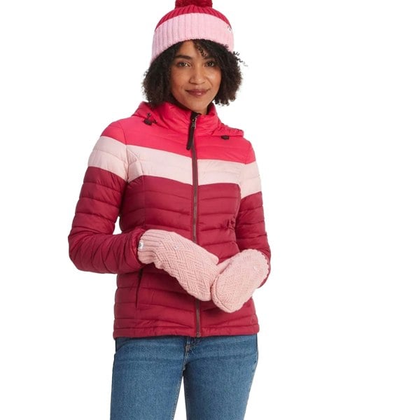 TOG24 Unisex Adult Britton Lined Mittens - Candyfloss Pink