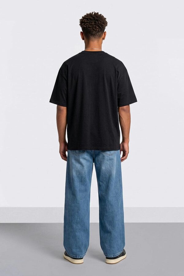 London Attitude Doberman Oversized Heavyweight Graphic T-Shirt