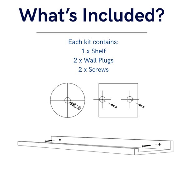 Core Products Dura Display Shelf Kit, Lipped Edge, Foiled Finish
