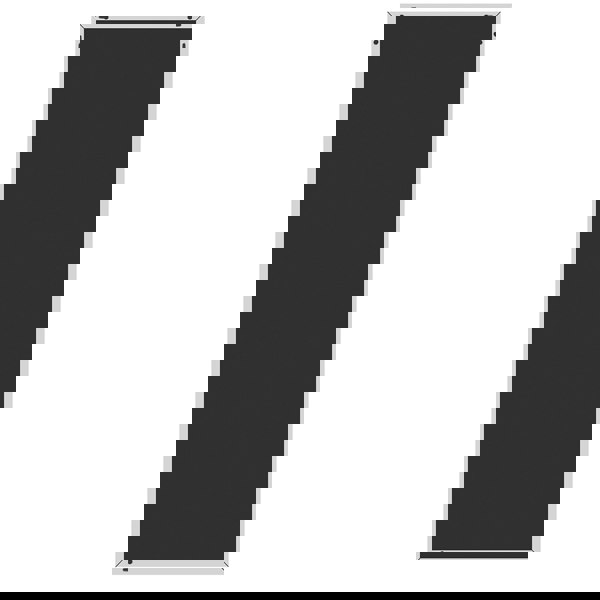 Exclusive Mirrors Modern Silver Metal Rectangle Frame Leaner Mirror 200cm x 100cm