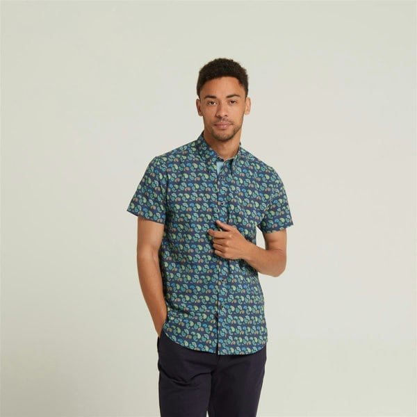 Gabicci V52GW03 Mens Tedd Woven Print Shirt Gabicci Vintage - INSIGNIA