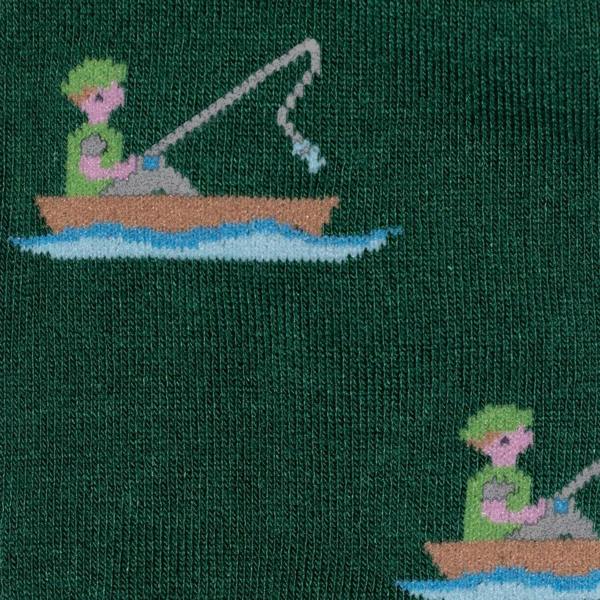 SWOLE PANDA Fisherman Bamboo Socks, Green