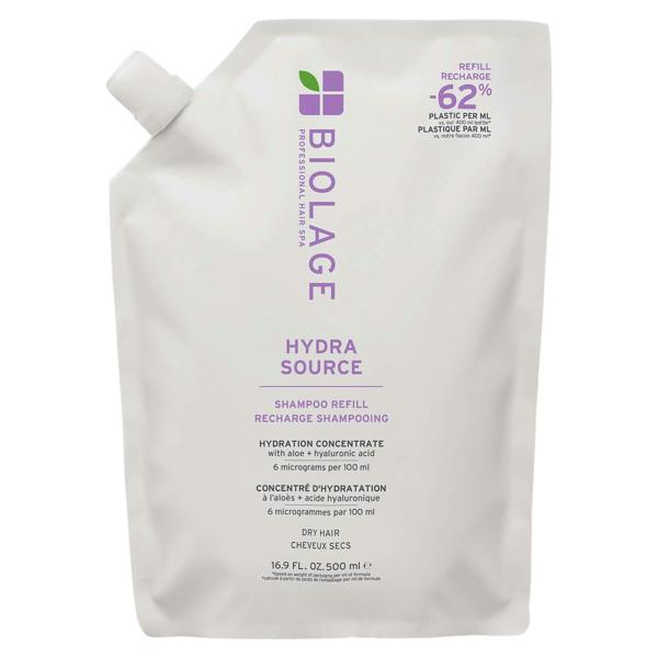 Biolage HydraSource Hydrating Shampoo Refill for Dry Hair 500ml