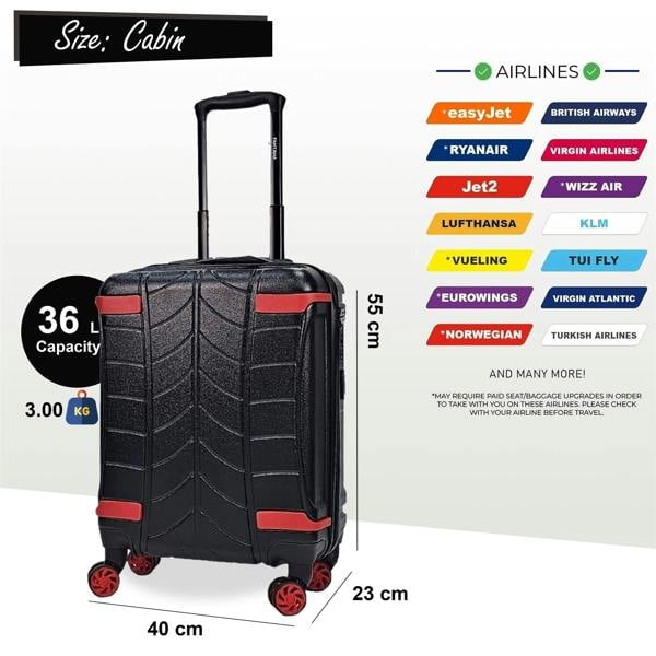 Eagle Luggage Hard Shell Luggage Travel Suitcase Set