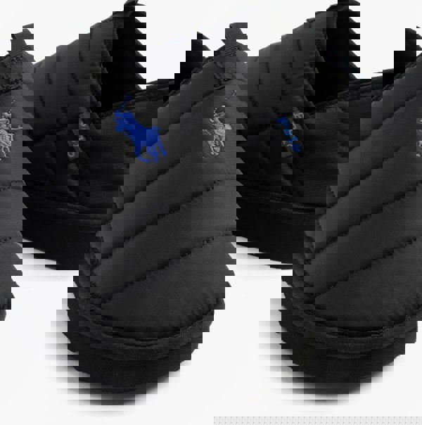 Polo Ralph Lauren EVERETT Mens Slippers Black Rc Nylon/Royal