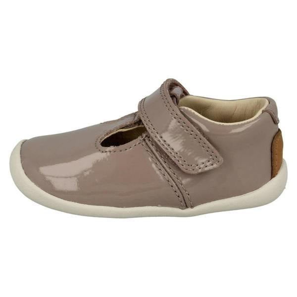 Clarks Girls Clarks T-Bar First Shoes Roamer Go