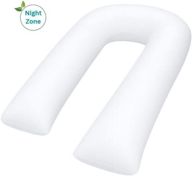 Night Zone U Shape Body Pillow 9ft & 12ft – Pregnancy & Full Body Support Pillow