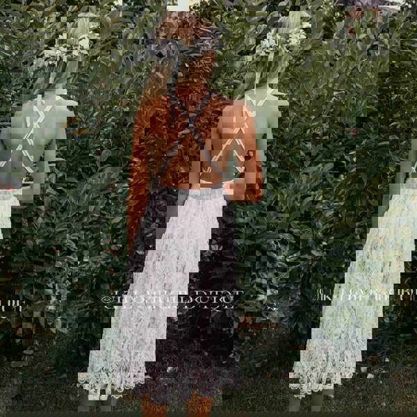 Girl wearing Hope Lace Dress