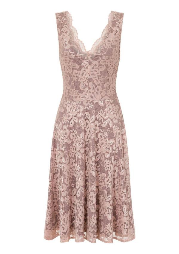 HotSquash V-Neck Floral Lace Dress