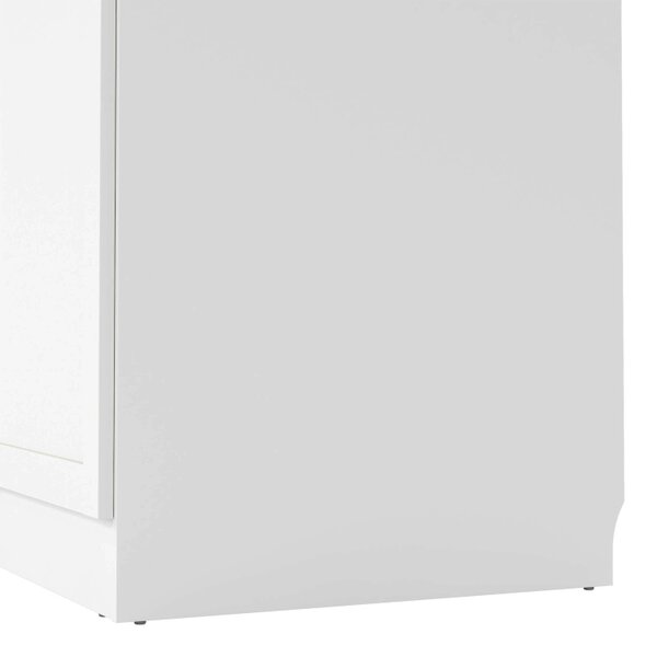 Wyld Haus Cherryfern White Wooden Wardrobe 2 Frame Doors