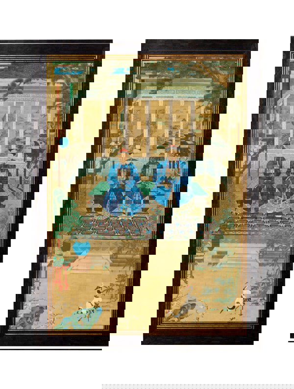 Exceptional Art Imperial Censor and His Wife