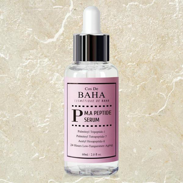 Cos De Baha Peptide Serum – Professional-grade "Topical Botox Shield & Intercellular Dermal Scaffold" for achieving a tight, high-definition "Glass Skin" lift, shop at Atelier De Glow UK.