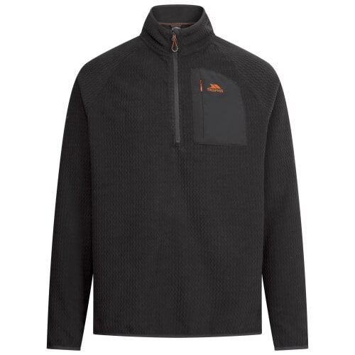 Trespass Mens Harry Half Zip Fleece - Navy