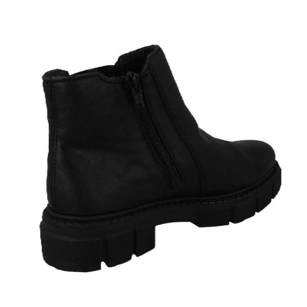 Rieker Ladies Rieker Ankle Boots With A Chunky Sole M3854