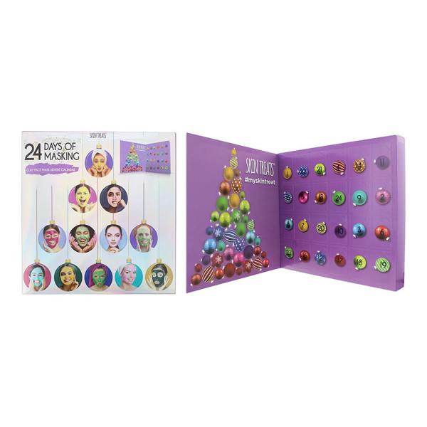Skin Treats 24 Days of Masking - Clay Face Mask Advent Calendar - 24 Masks
