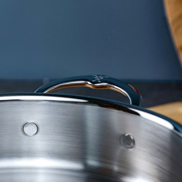 Hestan CopperBond Induction Copper Skillet, Saucepan, Soup Pot & Lids Set: 5 Piece