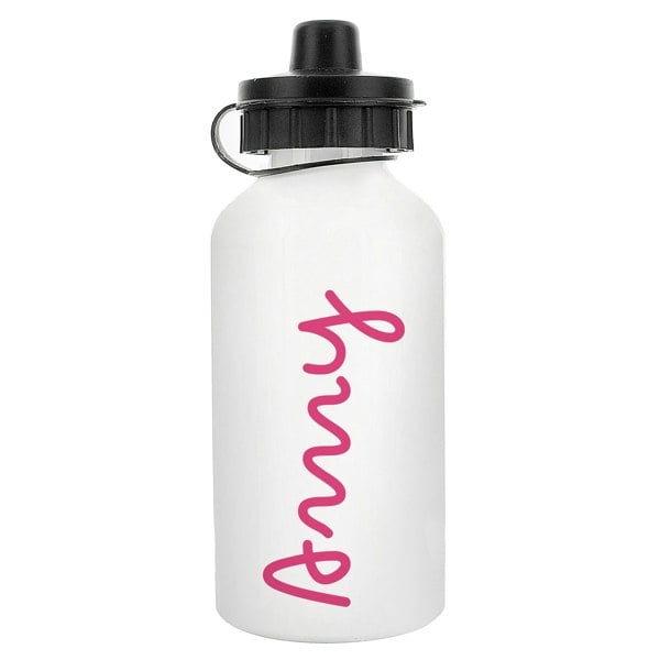 Personalised Memento Company Personalised Pink Name Drinks Bottle