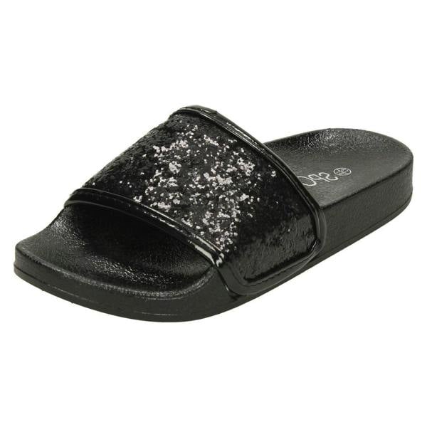 Spot On Girls Spot On Glitter Vamp Sliders
