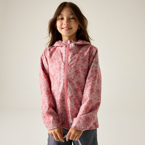 Regatta Kids Lever II Waterproof Jacket - Pink Haze